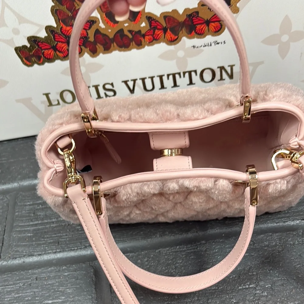 Kate Spade Carey Faux Fur Quilted Bag